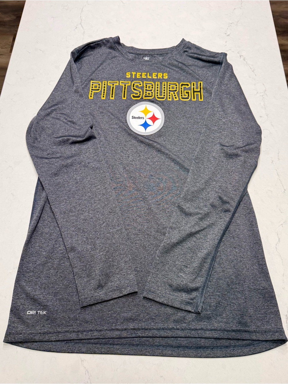 Pittsburgh Steelers NFL Licensed Men's Long Sleeve Dri Tek Performance Shirt